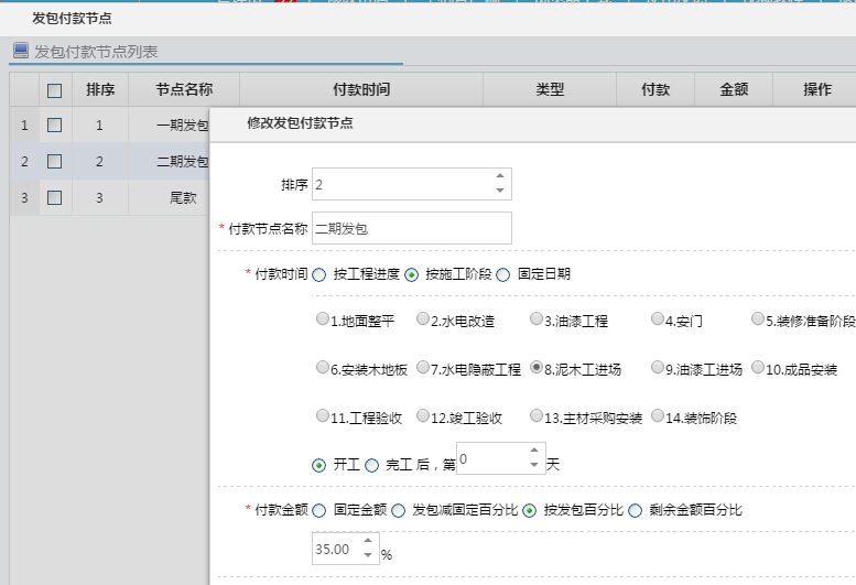 裝修公司裝飾工程發(fā)包付款計(jì)劃